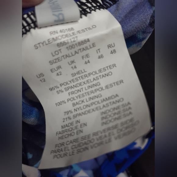 NWT Trimshaper tankini top size 12 - Picture 4 of 10